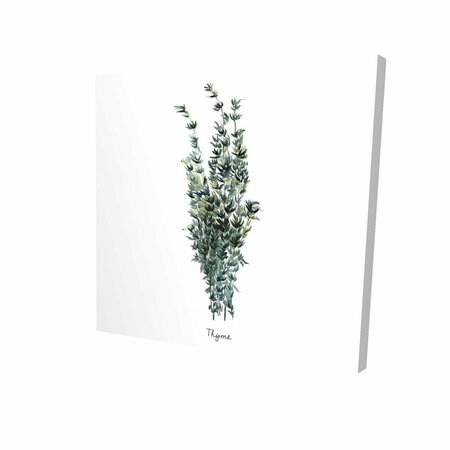 FONDO 16 x 16 in. Thyme Leaves Bundle-En-Print on Canvas FO3334978